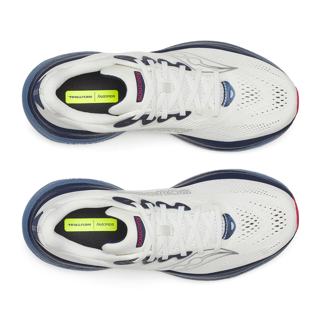Saucony Ride 19 Mens | Ivory/storm