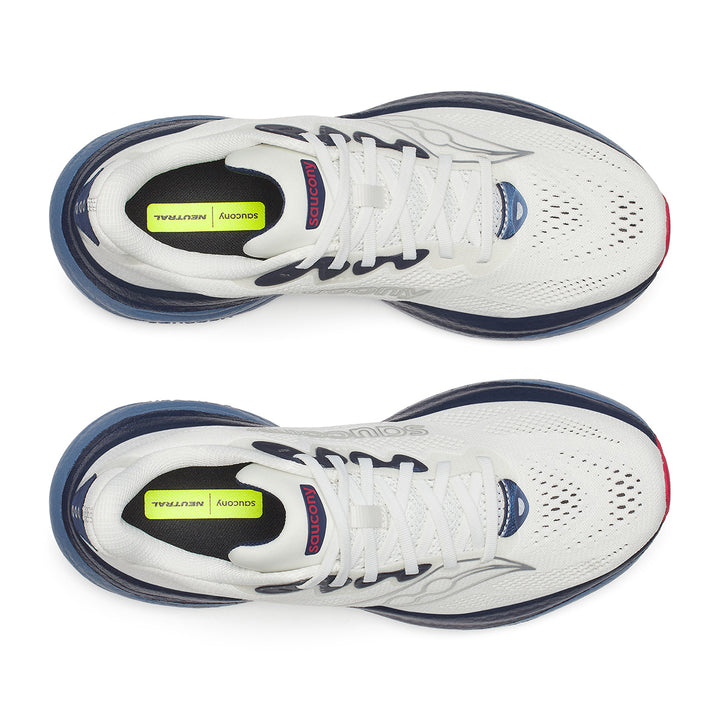 Saucony Ride 19 Mens | Ivory/storm
