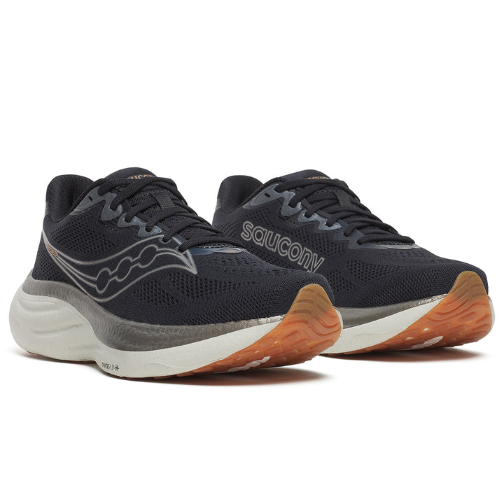 Saucony Ride 19 Mens | Black/pewter
