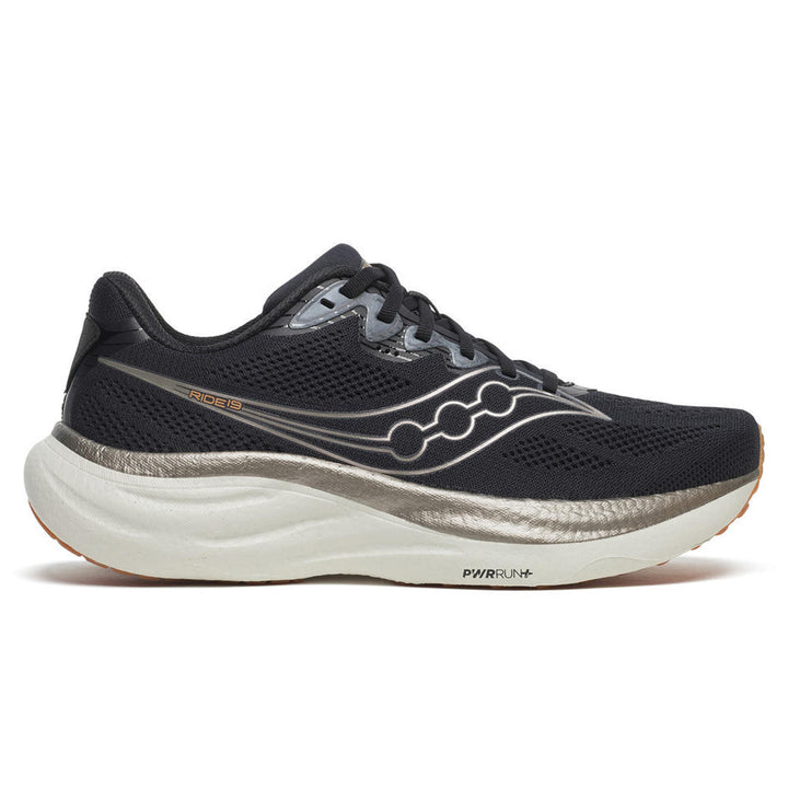 Saucony Ride 19 Mens | Black/pewter
