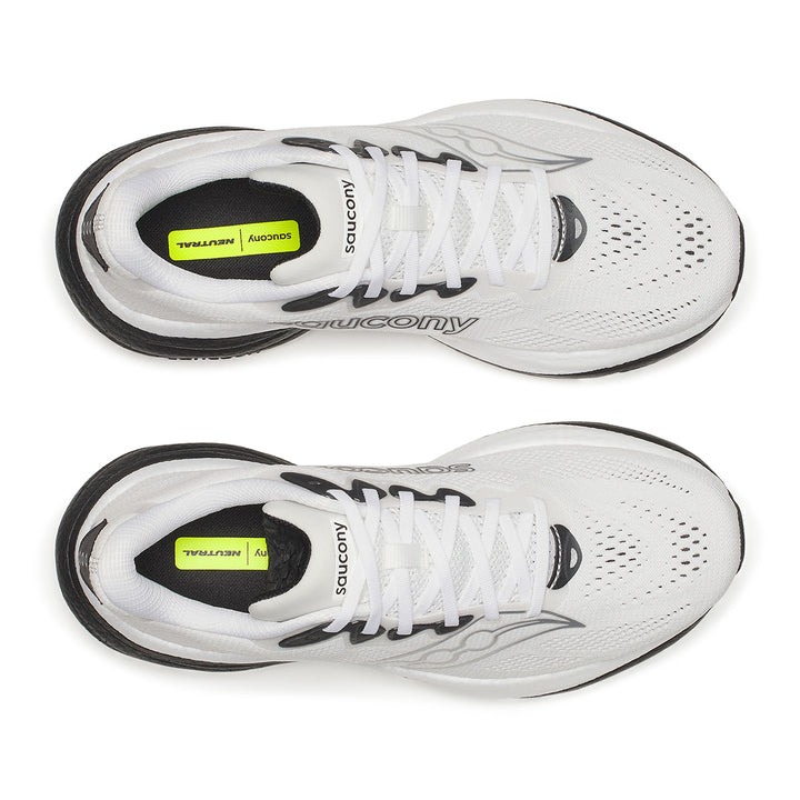 Saucony Ride 19 Mens | White/black