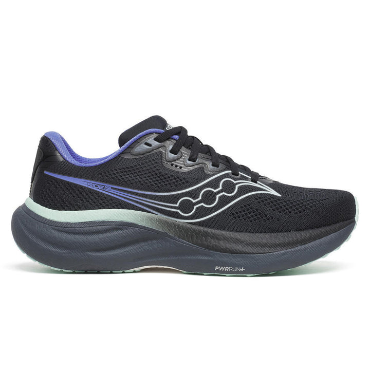 SAUCONY RIDE 19 WOMENS | BLACK/CALM