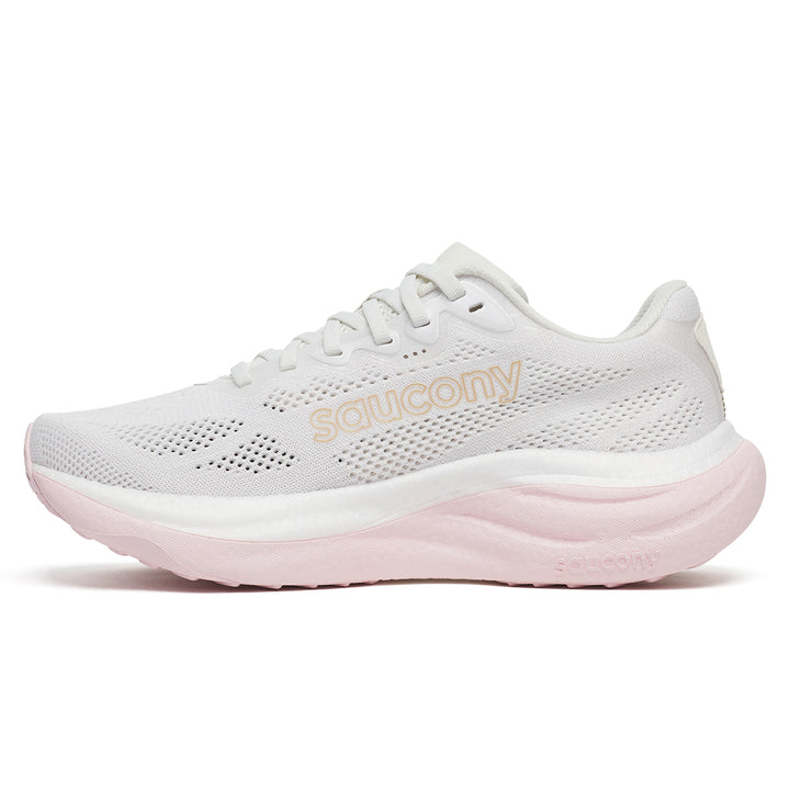 SAUCONY RIDE 19 WOMENS | WHITE/SILK