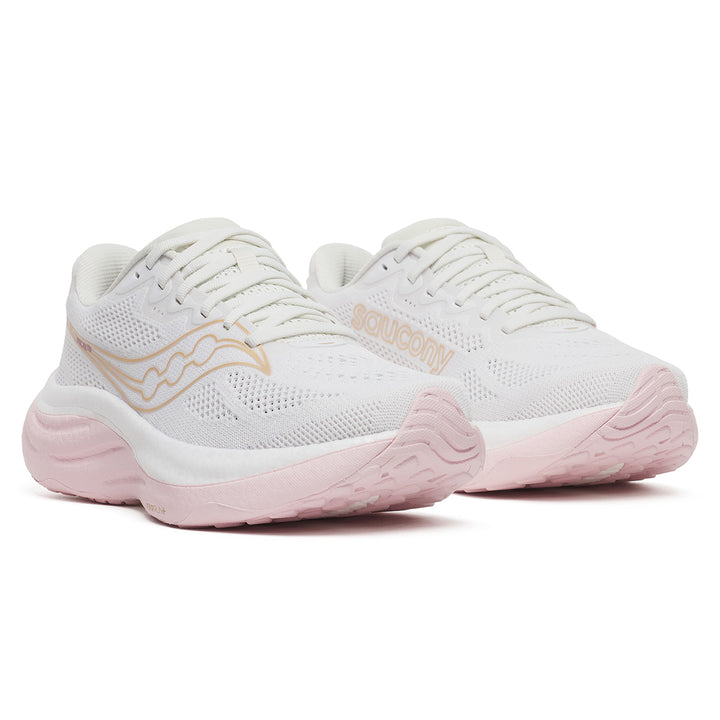 SAUCONY RIDE 19 WOMENS | WHITE/SILK