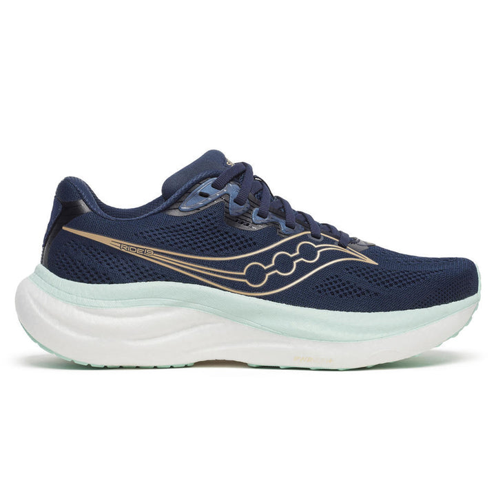 Saucony Ride 19 Womens | Navy/aqua