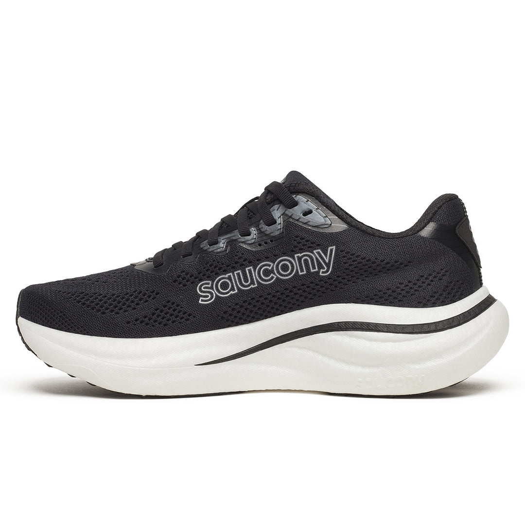 Saucony Ride 19 Womens | Black/silver