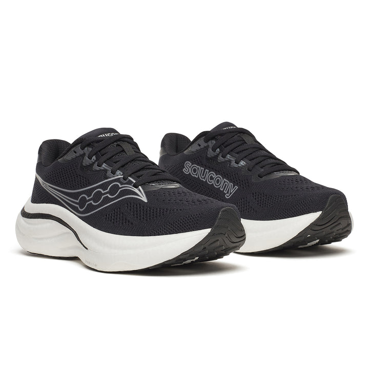 Saucony Ride 19 Womens | Black/silver