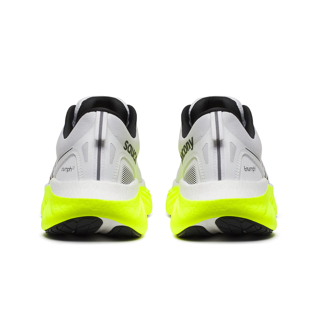 Saucony Triumph 22 Mens | White/citron