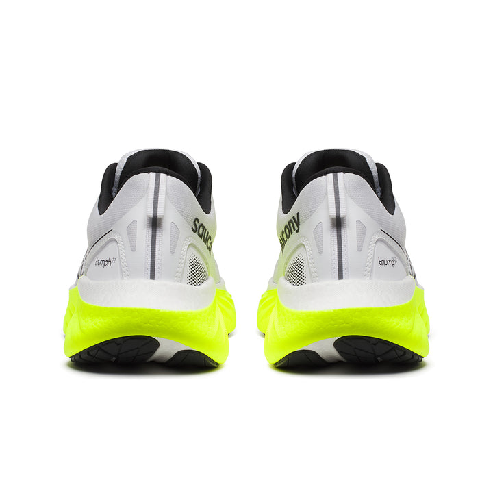 Saucony Triumph 22 Mens | White/citron