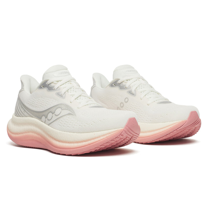 Saucony Triumph 23 Womens | Ivory/mauve