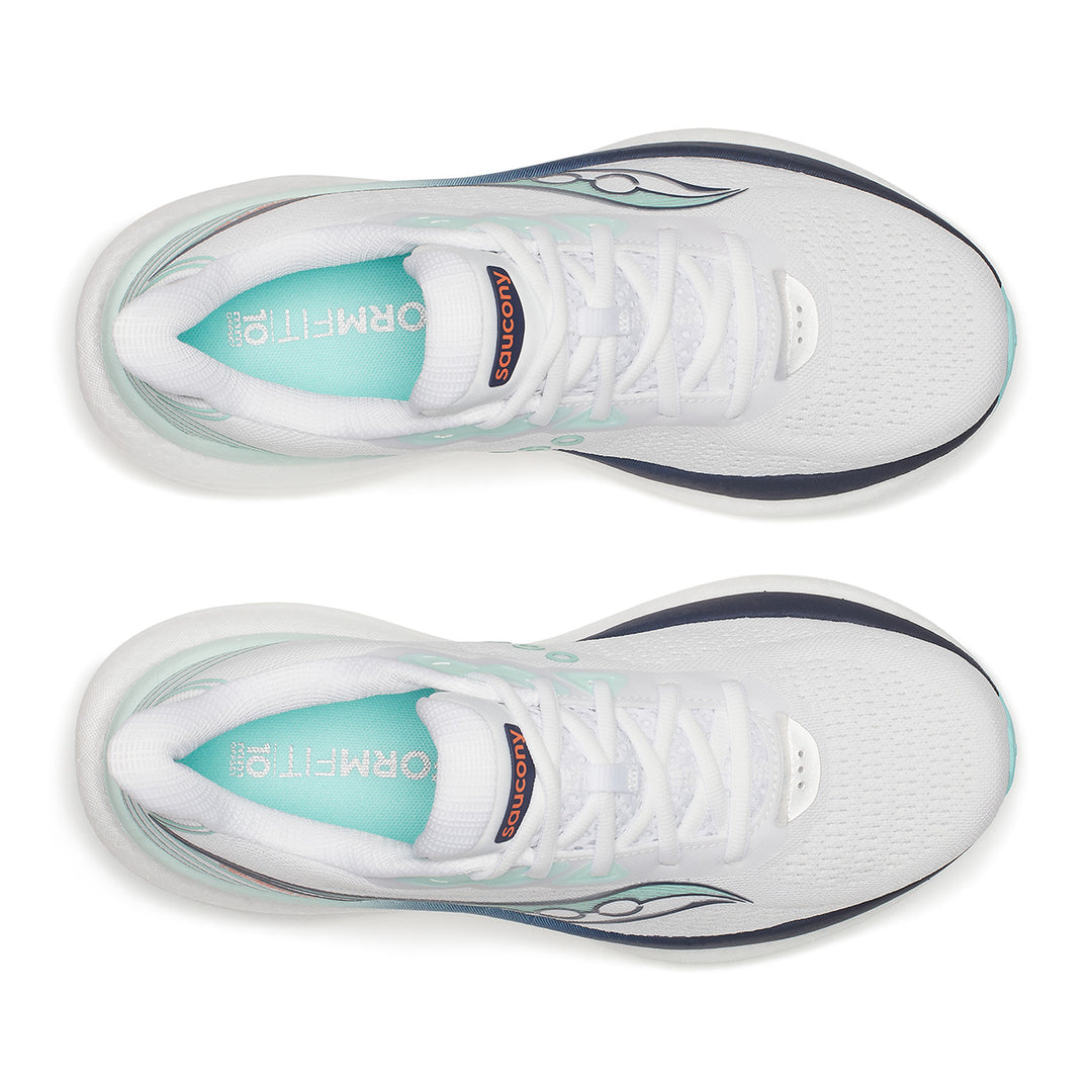 Saucony Triumph 23 Womens | White/navy