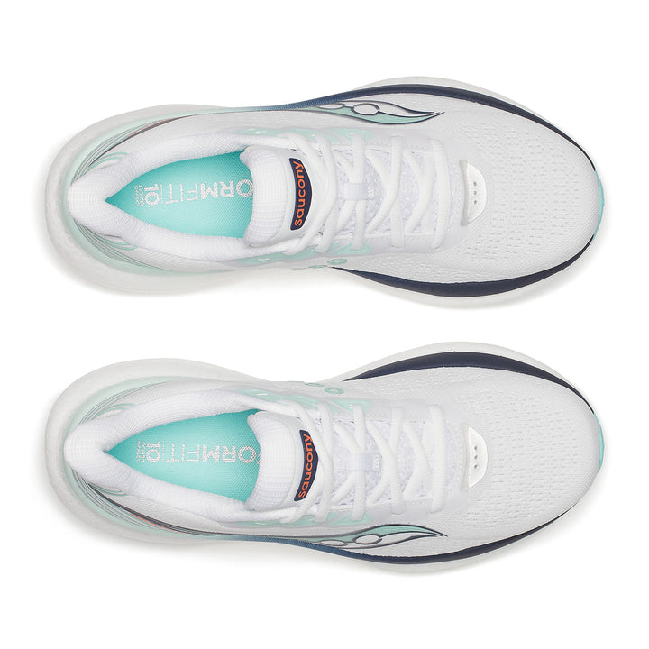 Saucony Triumph 23 Womens | White/navy