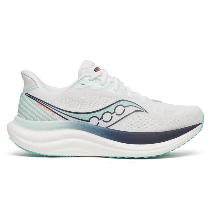 Saucony Triumph 23 Womens | White/navy