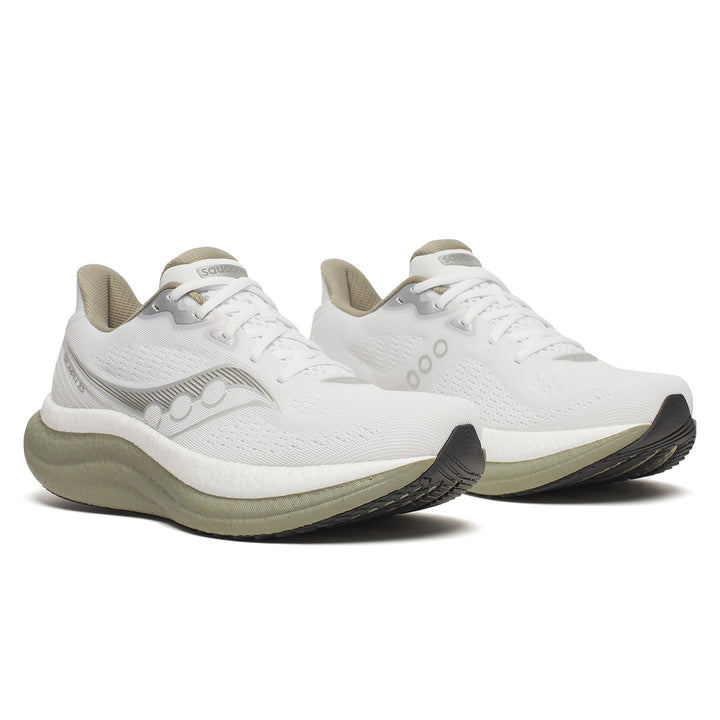Saucony Triumph 23 Mens | White/laurel