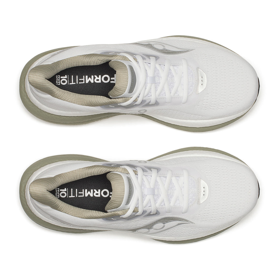 Saucony Triumph 23 Mens | White/laurel