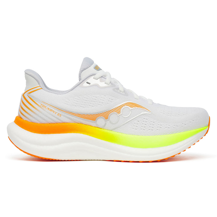 Saucony Triumph 23 Womens | White/citron