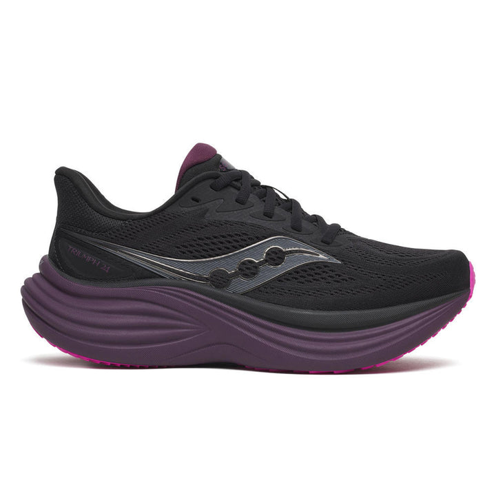 Saucony Triumph 24 Womens | Black/syrup