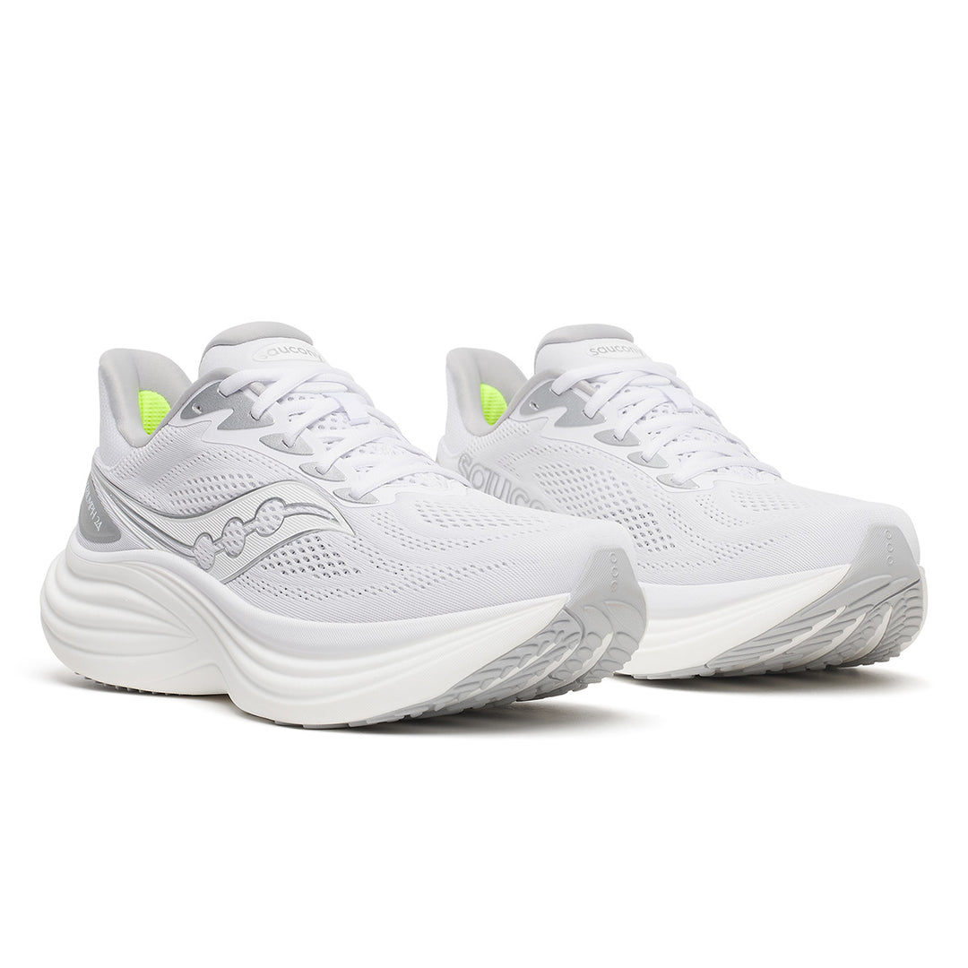Saucony Triumph 24 Mens | White/silver