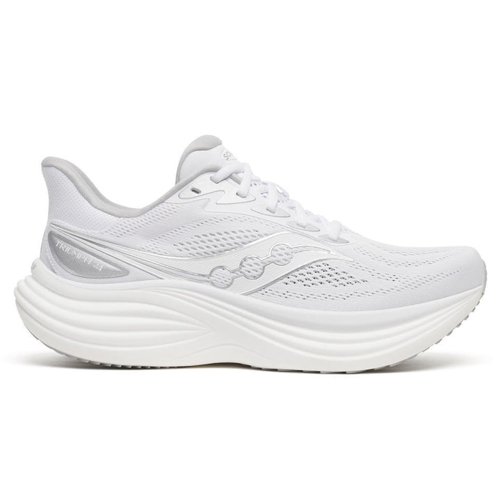 Saucony Triumph 24 Mens | White/silver
