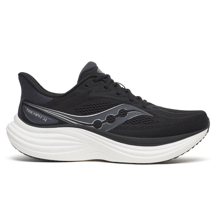 Saucony Triumph 24 Mens | Black/silver