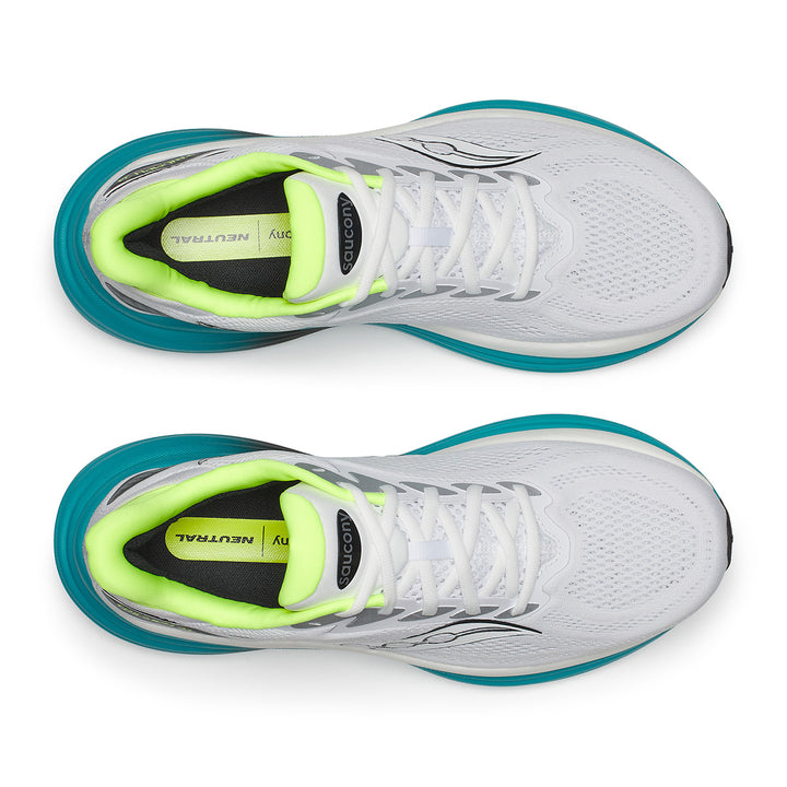 Saucony Triumph 24 Mens | White/tranquil