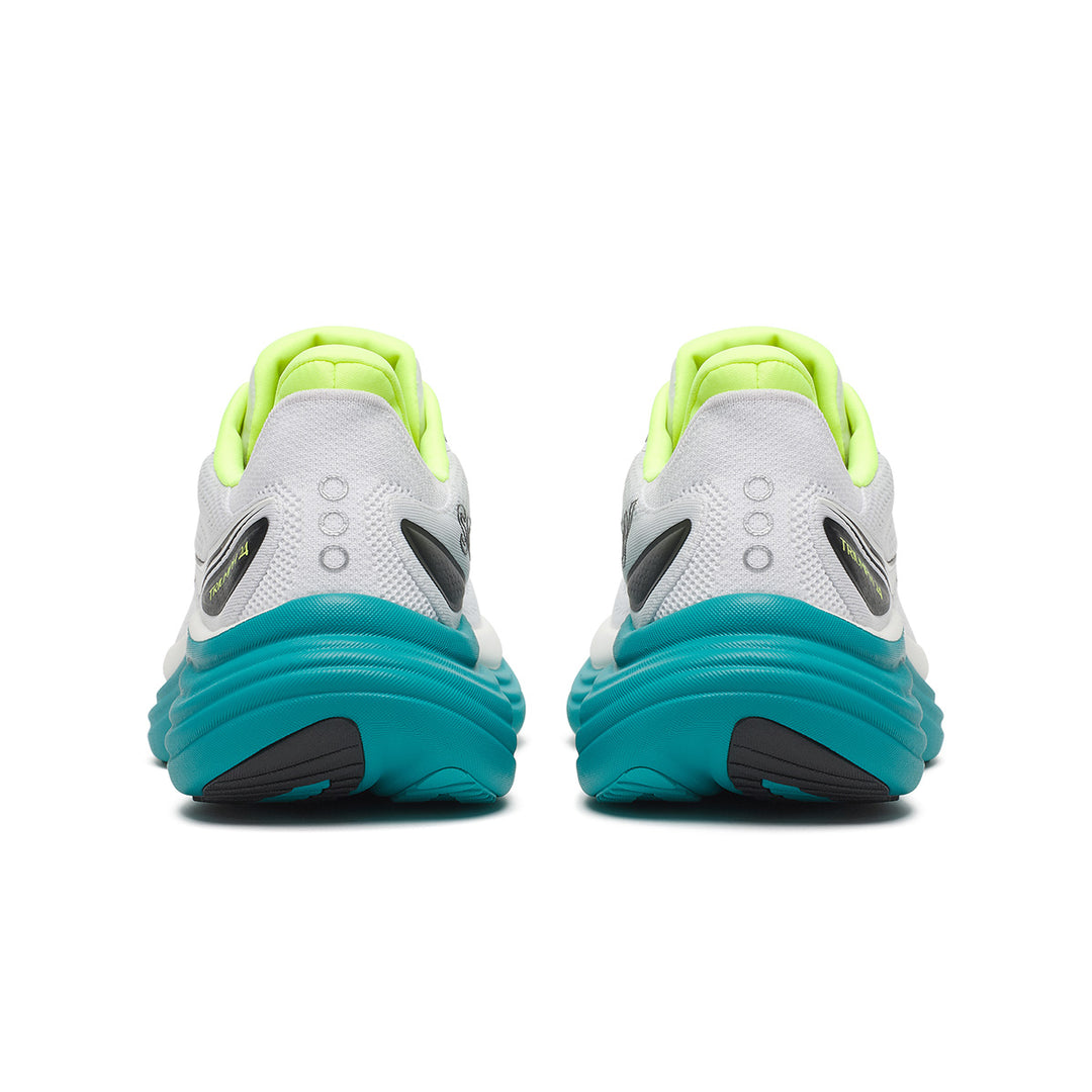 Saucony Triumph 24 Mens | White/tranquil