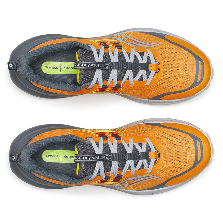 Saucony Xodus Ultra 4 Mens | Fuego/carbon