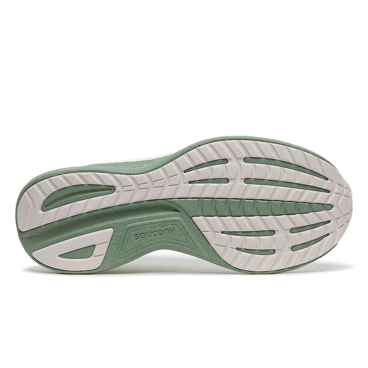 Saucony Ride 18 Mens | White/olivine