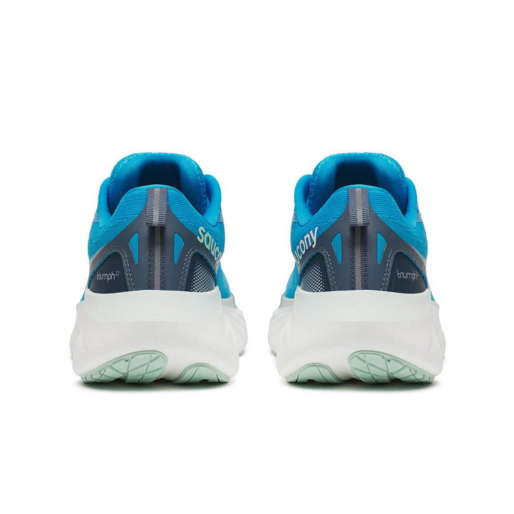 Saucony Triumph 22 Womens | Viziblue back