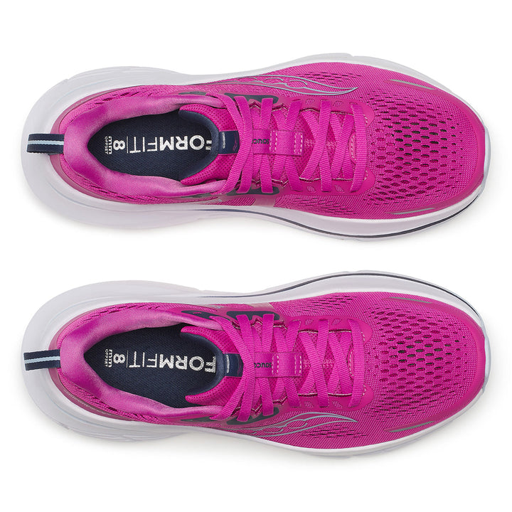 Saucony Guide 18 Womens | Fuchsia/navy