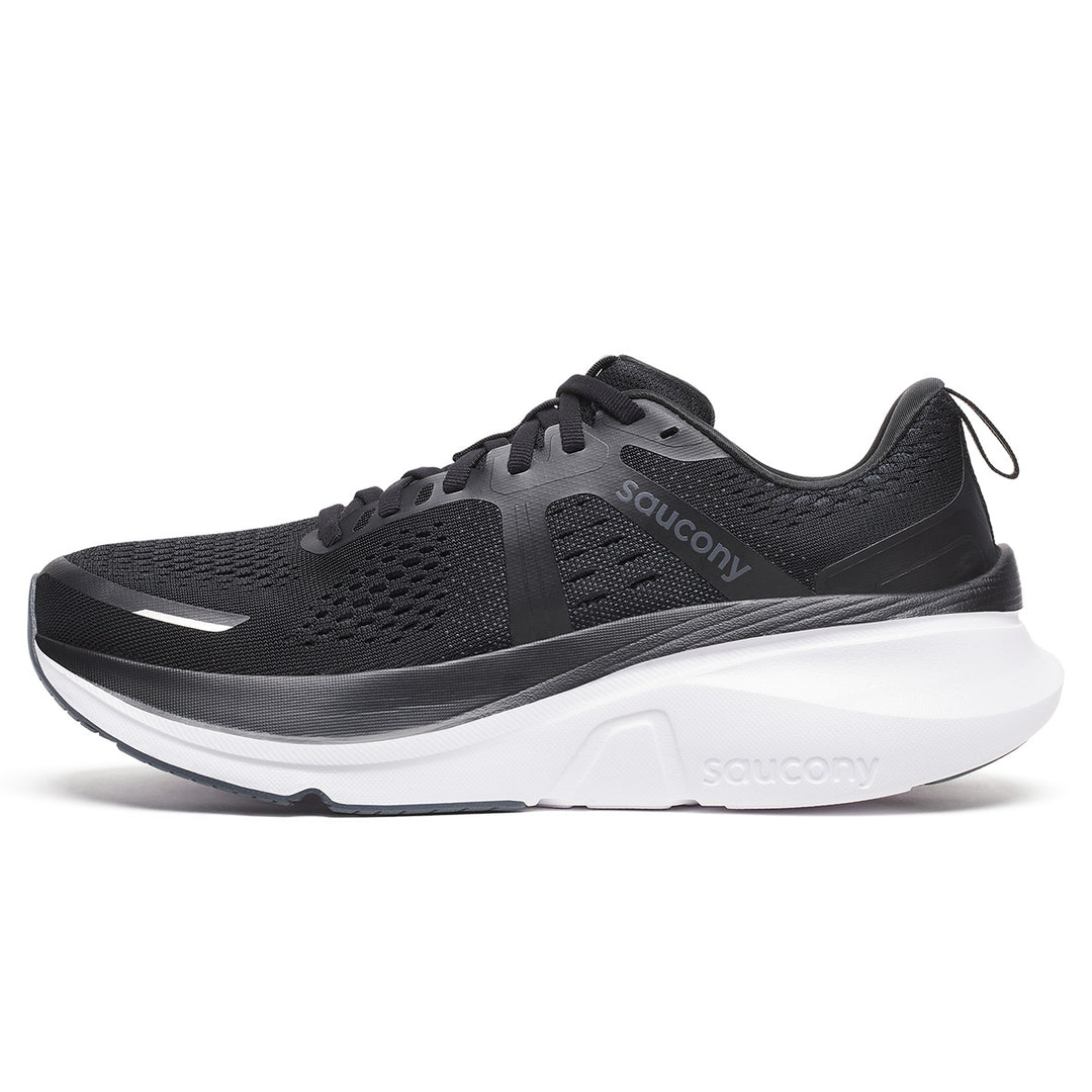 Saucony Guide 18 Mens | Black/white