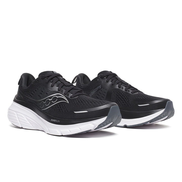 Saucony Guide 18 Mens | Black/white
