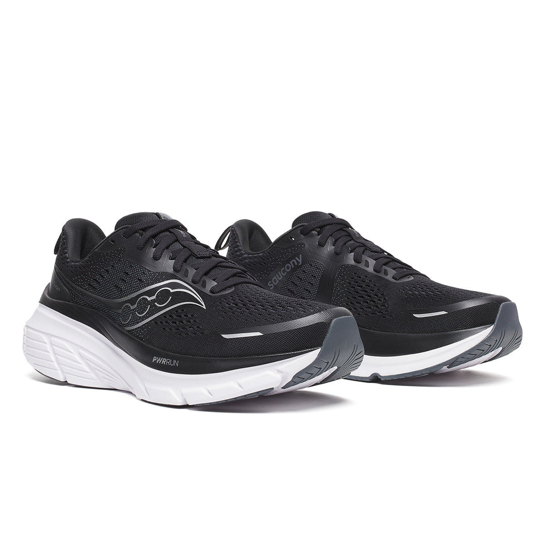 Saucony Guide 18 Mens | Black/white