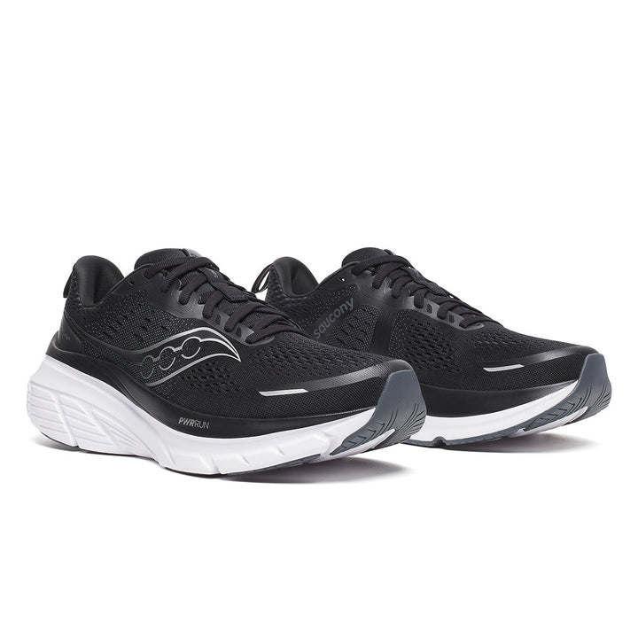 Saucony Guide 18 Mens | Black/white