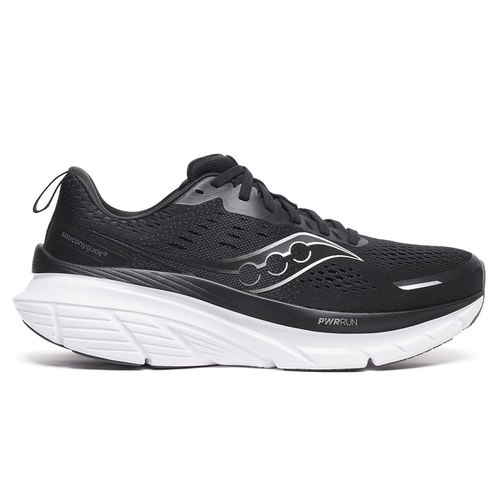 Saucony Guide 18 Mens | Black/white