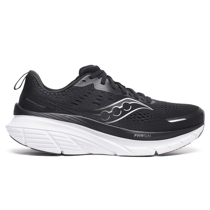 Saucony Guide 18 Mens | Black/white