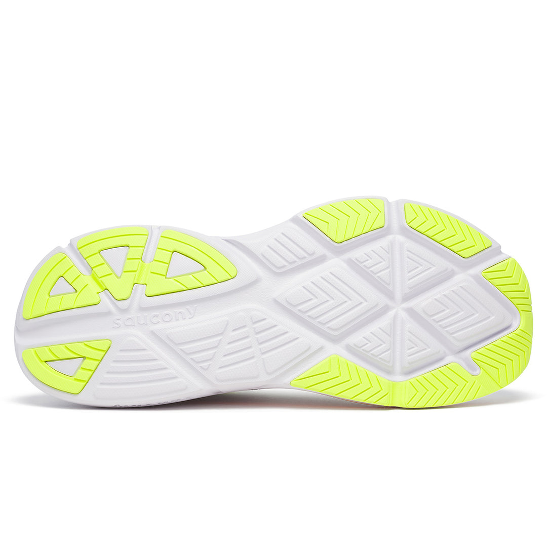 Saucony Guide 18 Mens | White/peel
