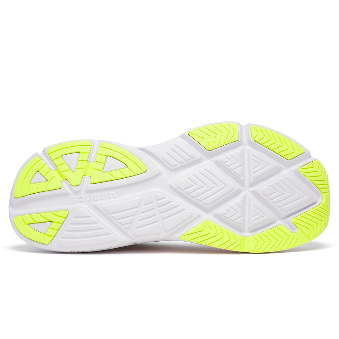 Saucony Guide 18 Mens | White/peel