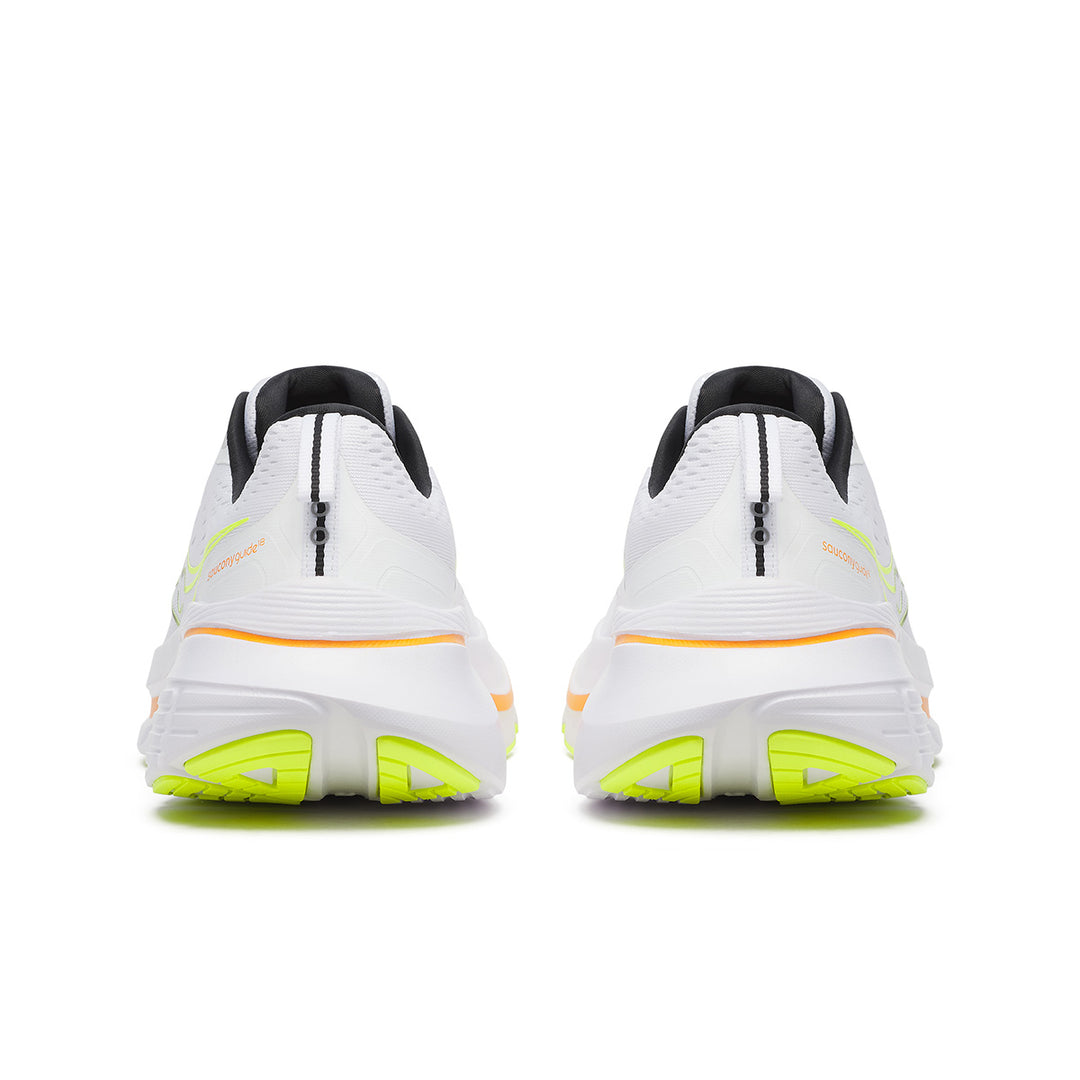 Saucony Guide 18 Mens | White/peel