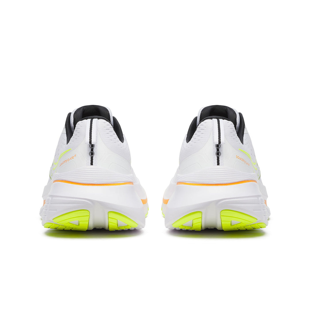 Saucony Guide 18 Mens | White/peel