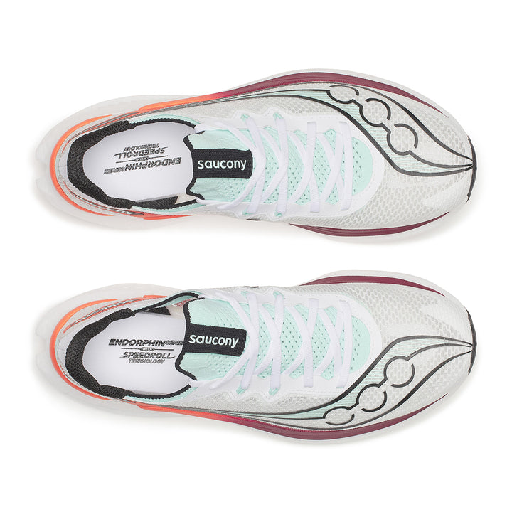Saucony Endorphin Pro 5 Mens | White/red