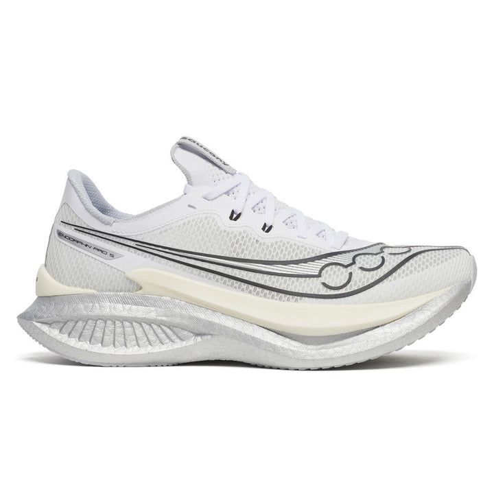 Saucony Endorphin Pro 5 Mens | White/black