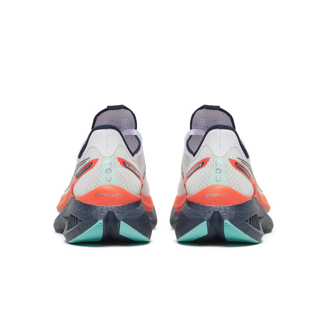 Saucony Endorphin Pro 5 Womens | White/navy