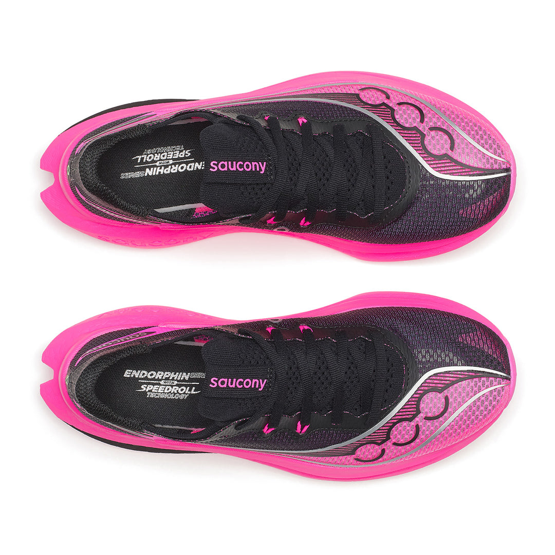 Saucony Endorphin Pro 5 Womens | Black/shock