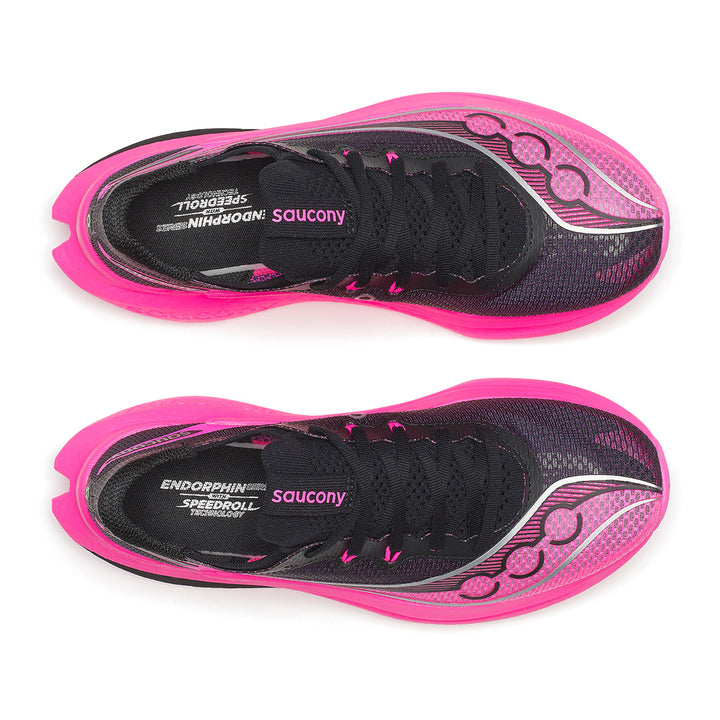 Saucony Endorphin Pro 5 Womens | Black/shock