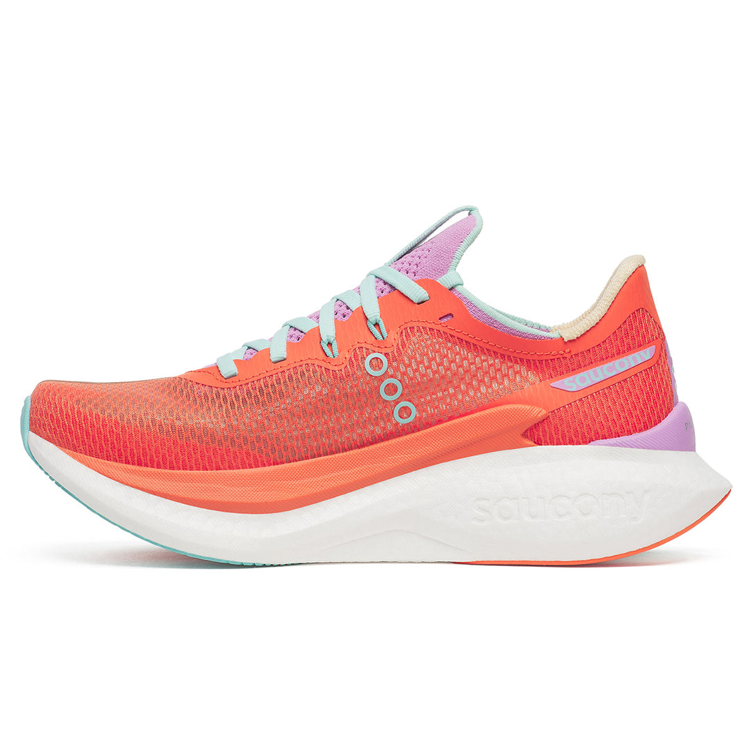 Saucony Endorphin Pro 5 Womens | Fire/orchid