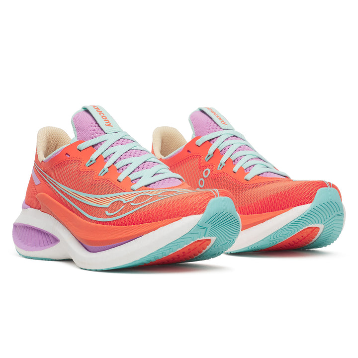 Saucony Endorphin Pro 5 Womens | Fire/orchid