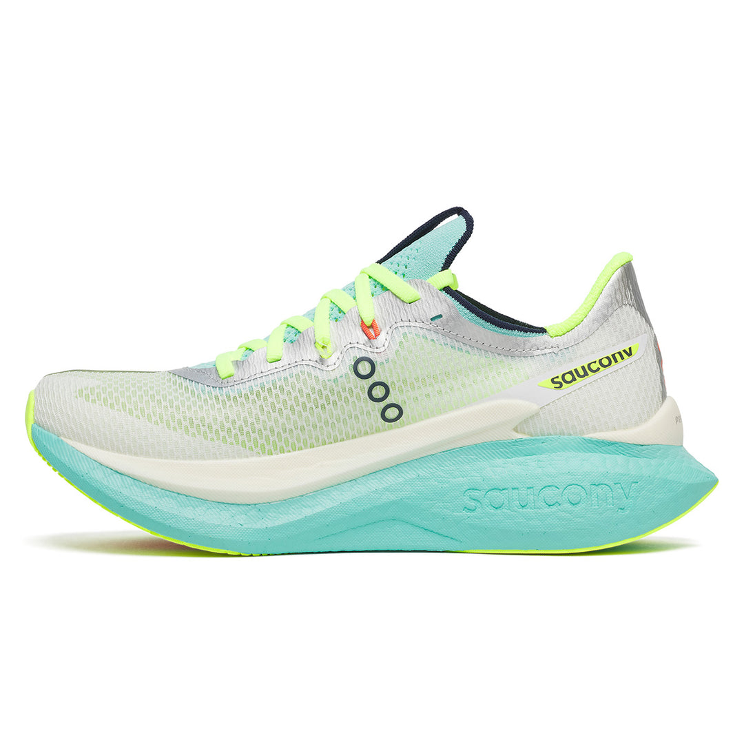 Saucony Endorphin Pro 5 Womens | White/splash