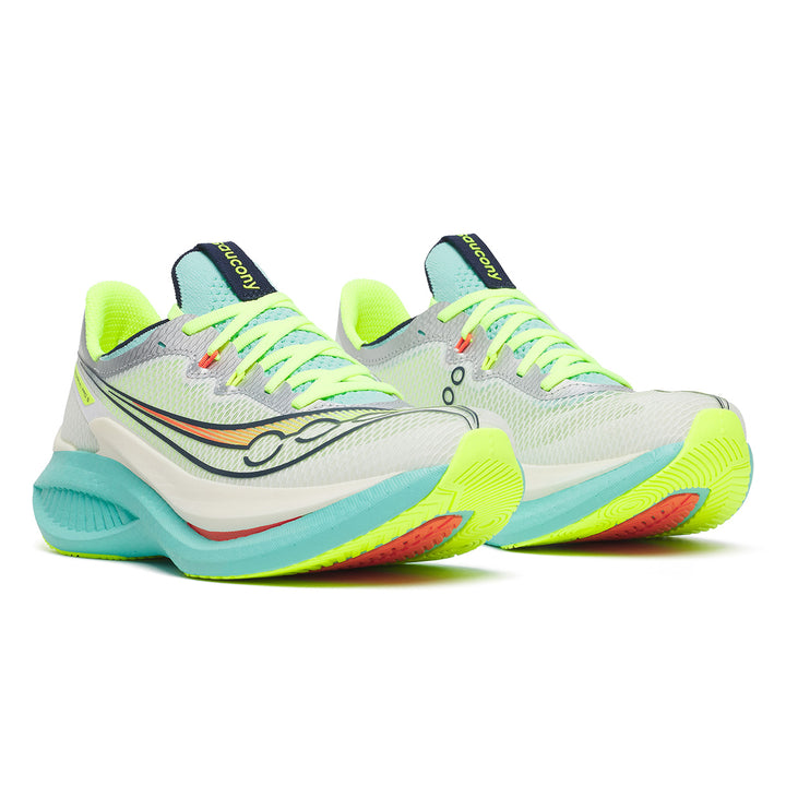 Saucony Endorphin Pro 5 Womens | White/splash