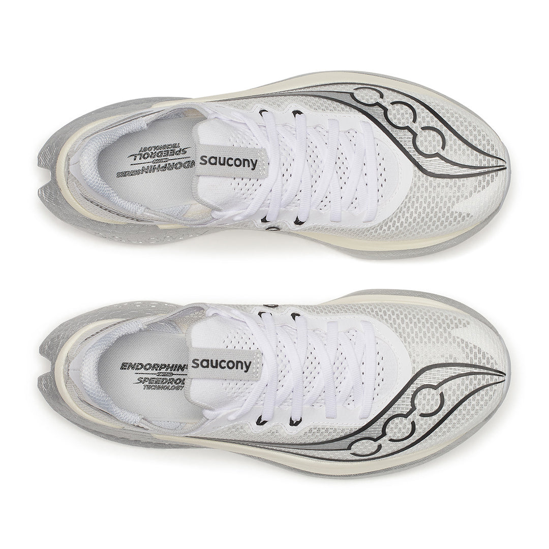 Saucony Endorphin Pro 5 Womens | White/black